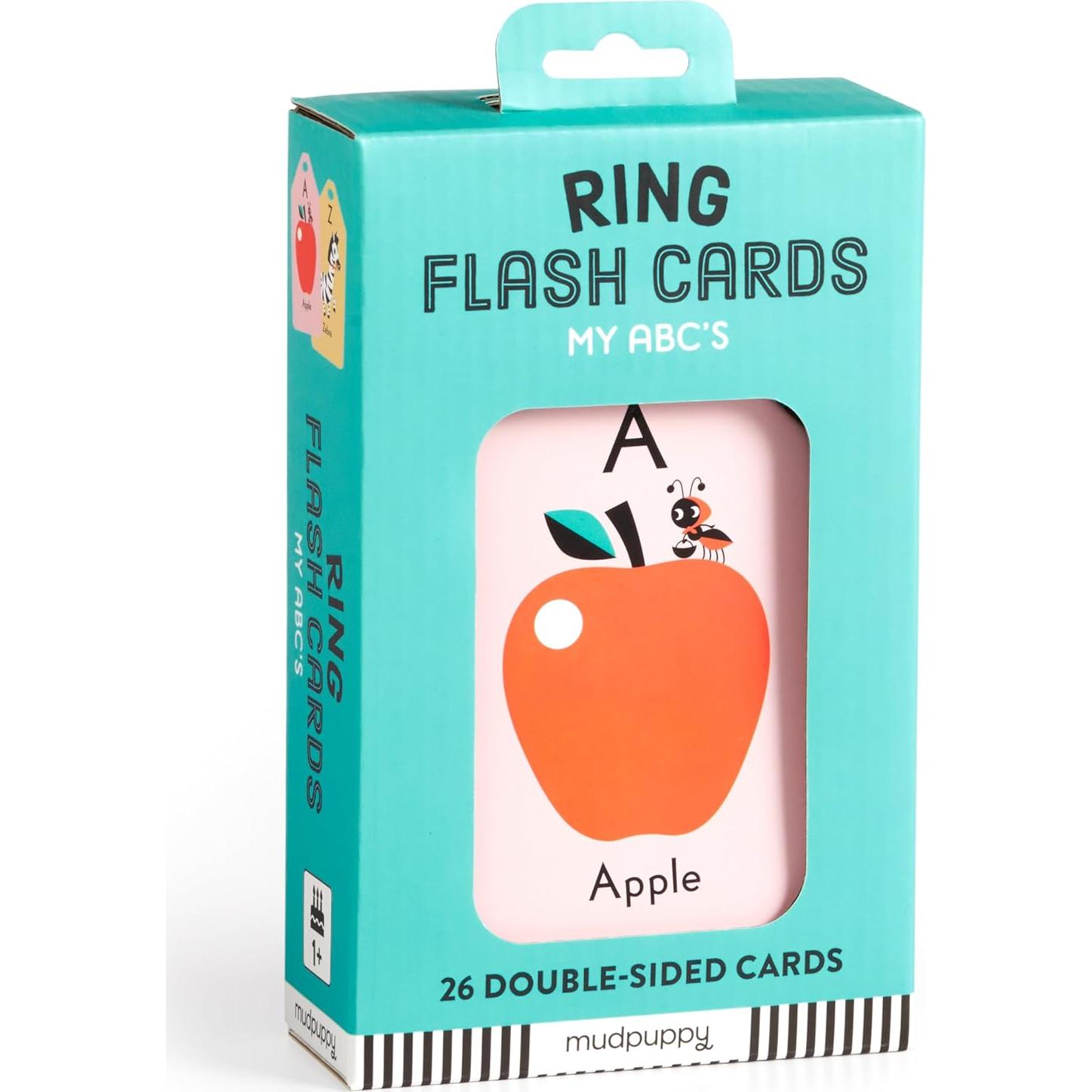 Tarjetas de Flash Mudpuppy ABCs - 26 Tarjetas Doble Cara para Niños