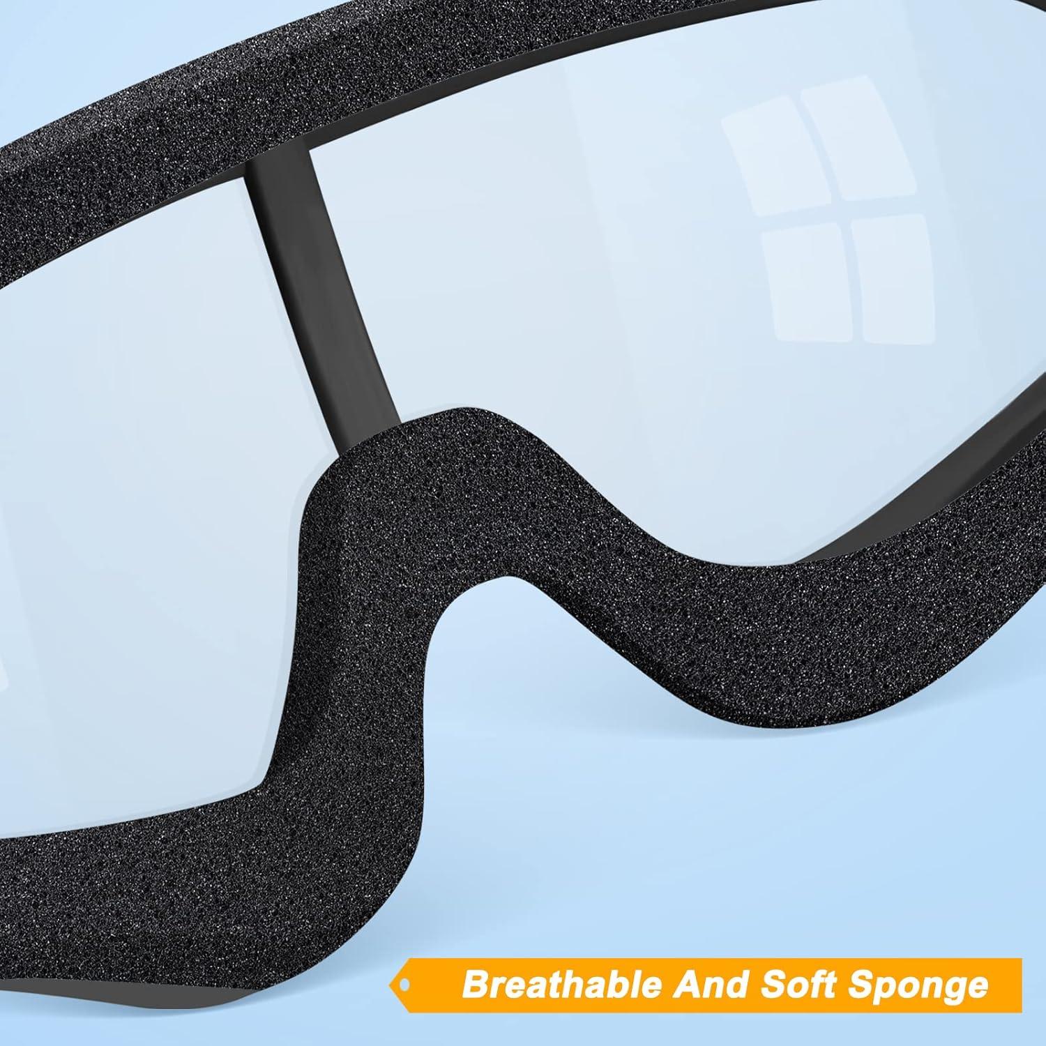 Gafas de Motocicleta OXG 2 Pares UV y Polvo para Casco