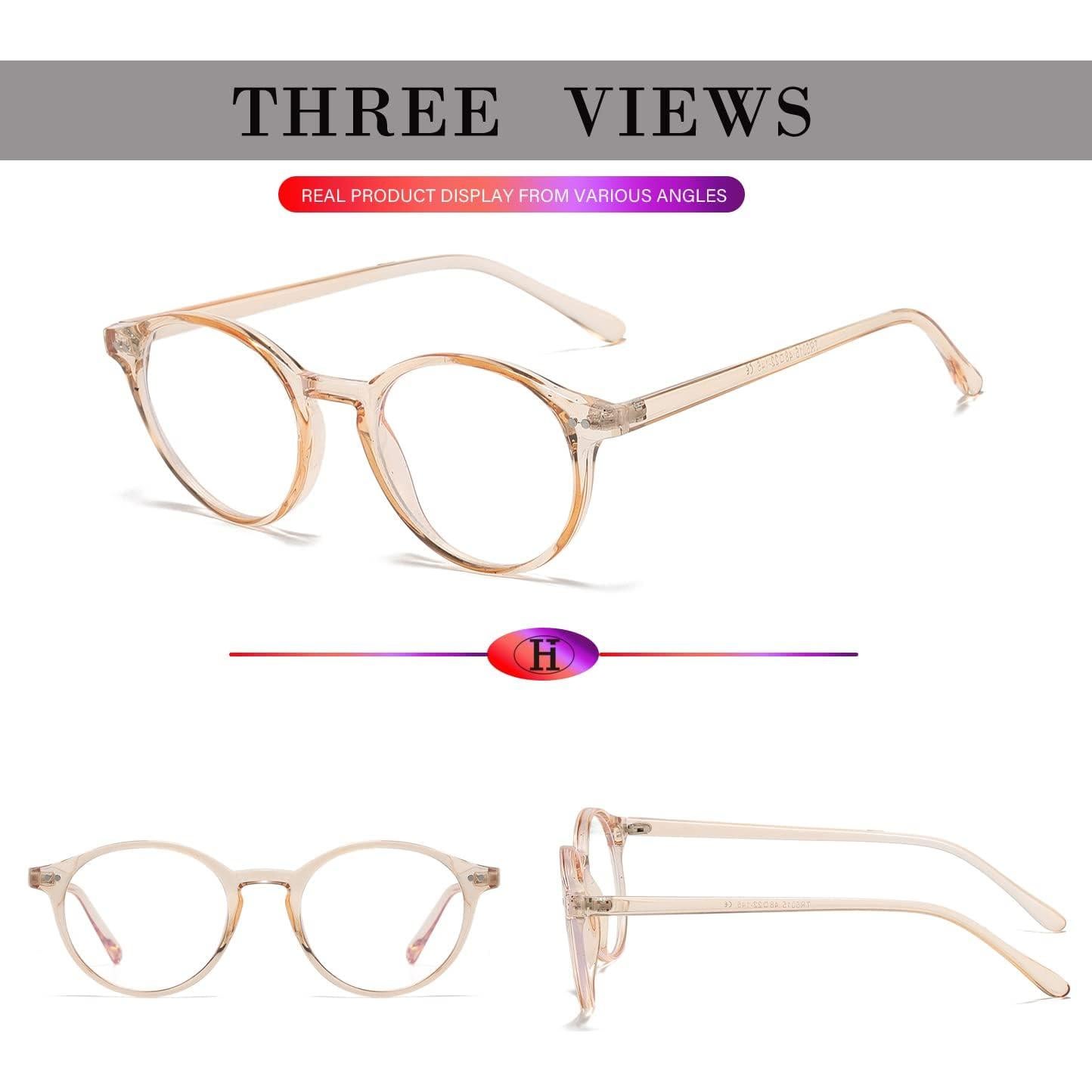 Gafas Vintage HJSTES Bloqueo Luz Azul Unisex 52mm