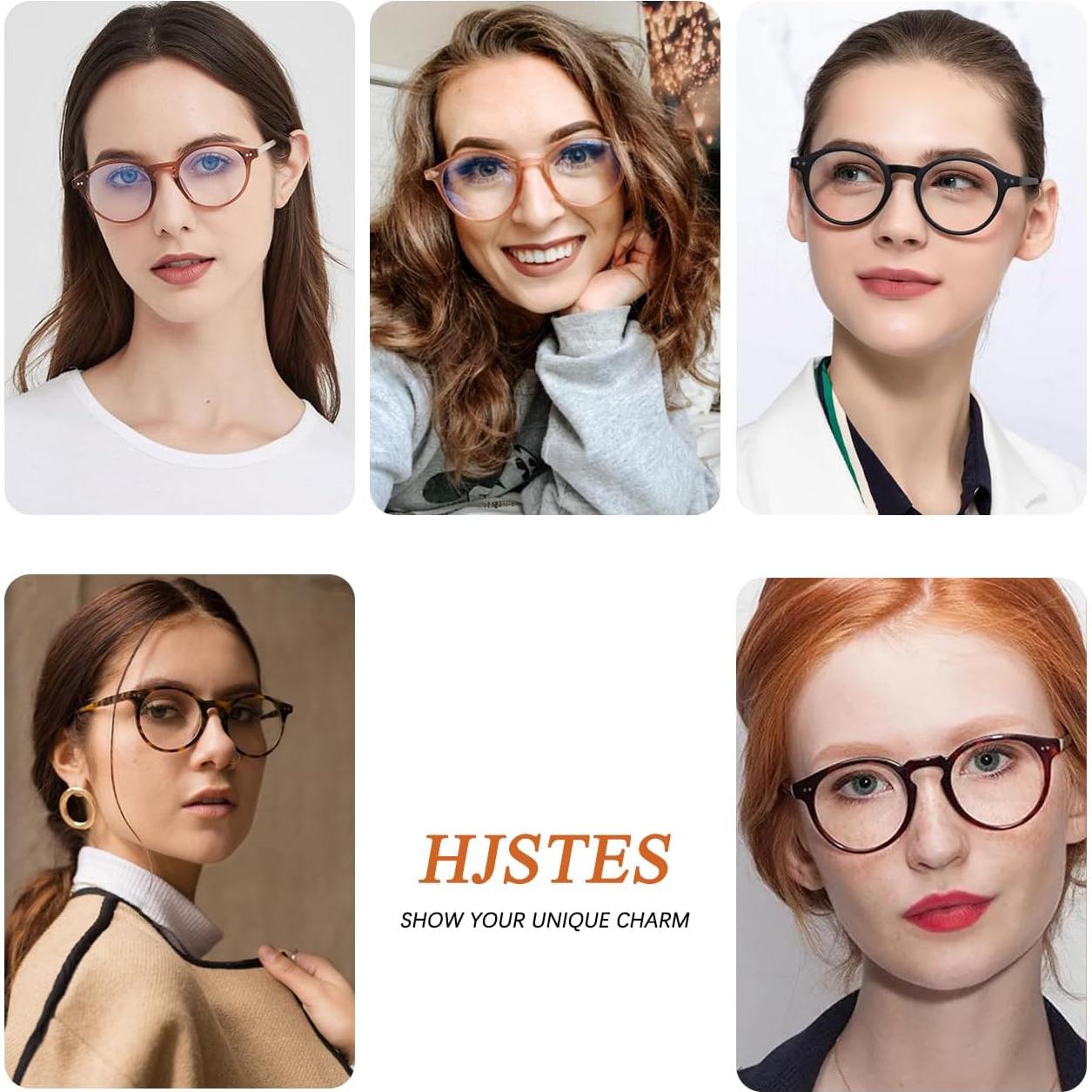 Gafas Vintage HJSTES Bloqueo Luz Azul Unisex 52mm