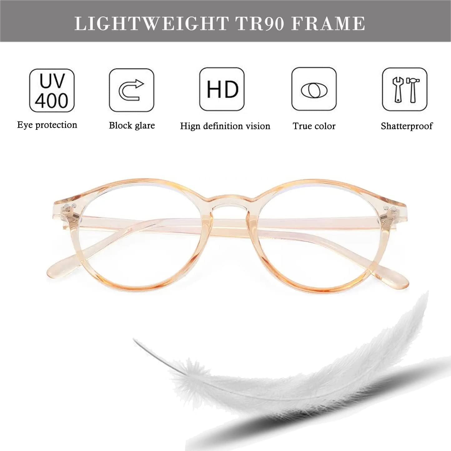 Gafas Vintage HJSTES Bloqueo Luz Azul Unisex 52mm