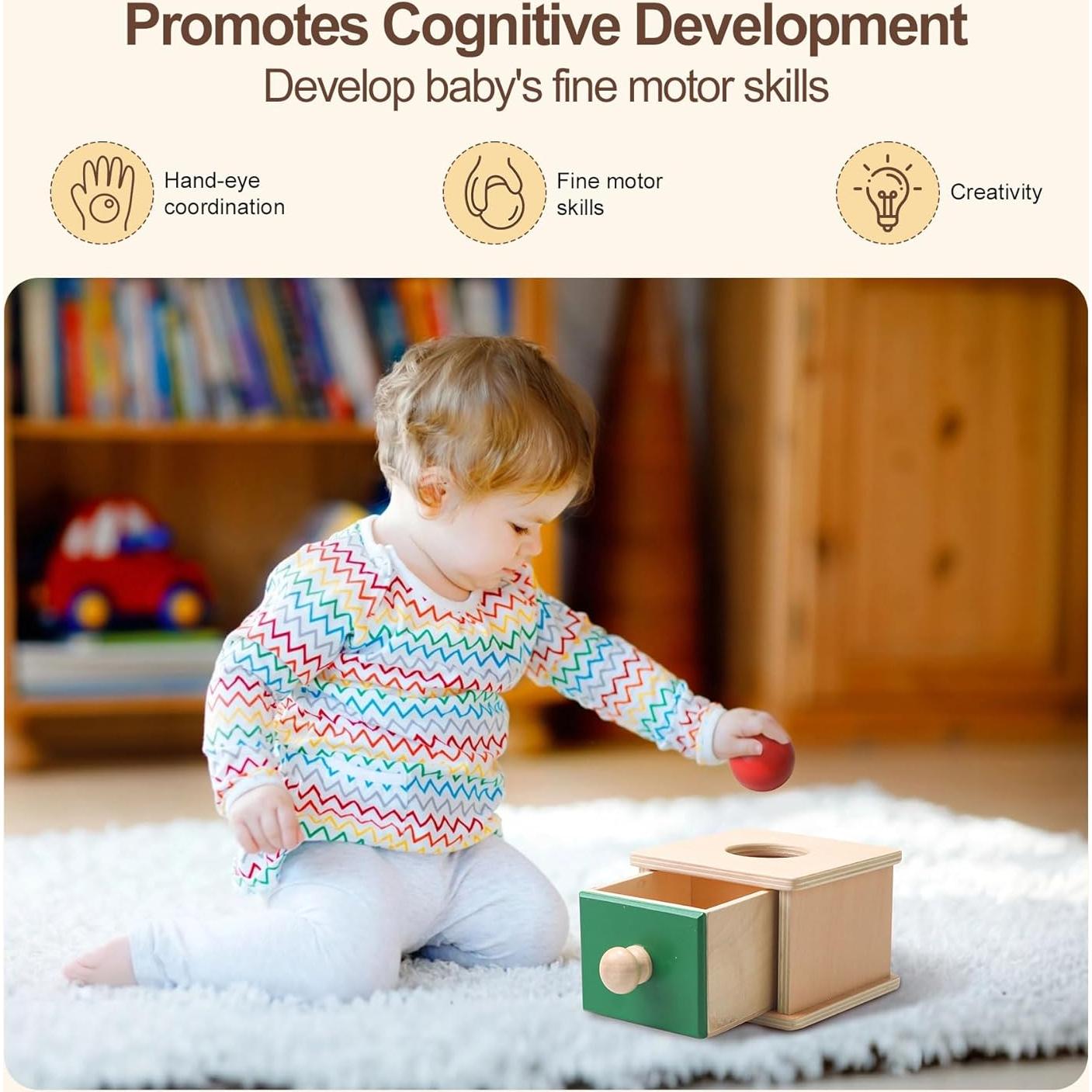 Juguetes Montessori Teekdeer 8 en 1 para Bebés 6-18 Meses