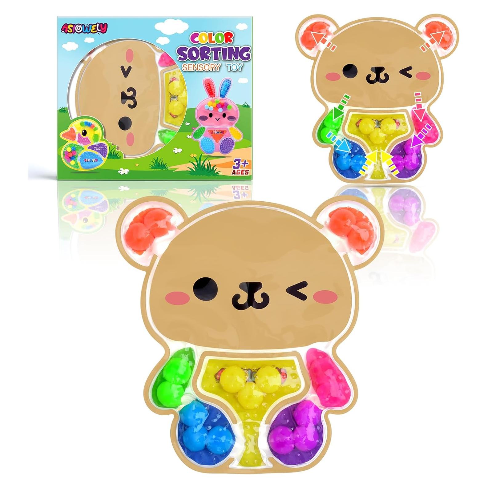 Juguete Sensorial de Clasificación de Colores ASIOWELY Oso