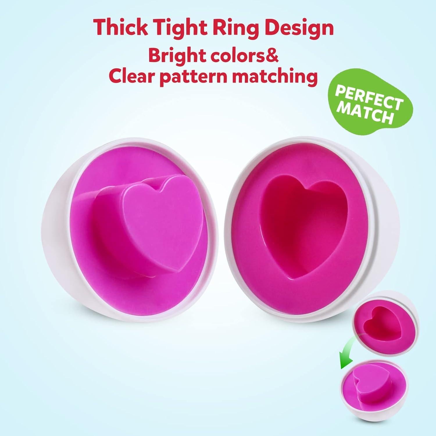 Rompecabezas Sensorial de Huevos Montessori WANTKA K004 - 12 Piezas