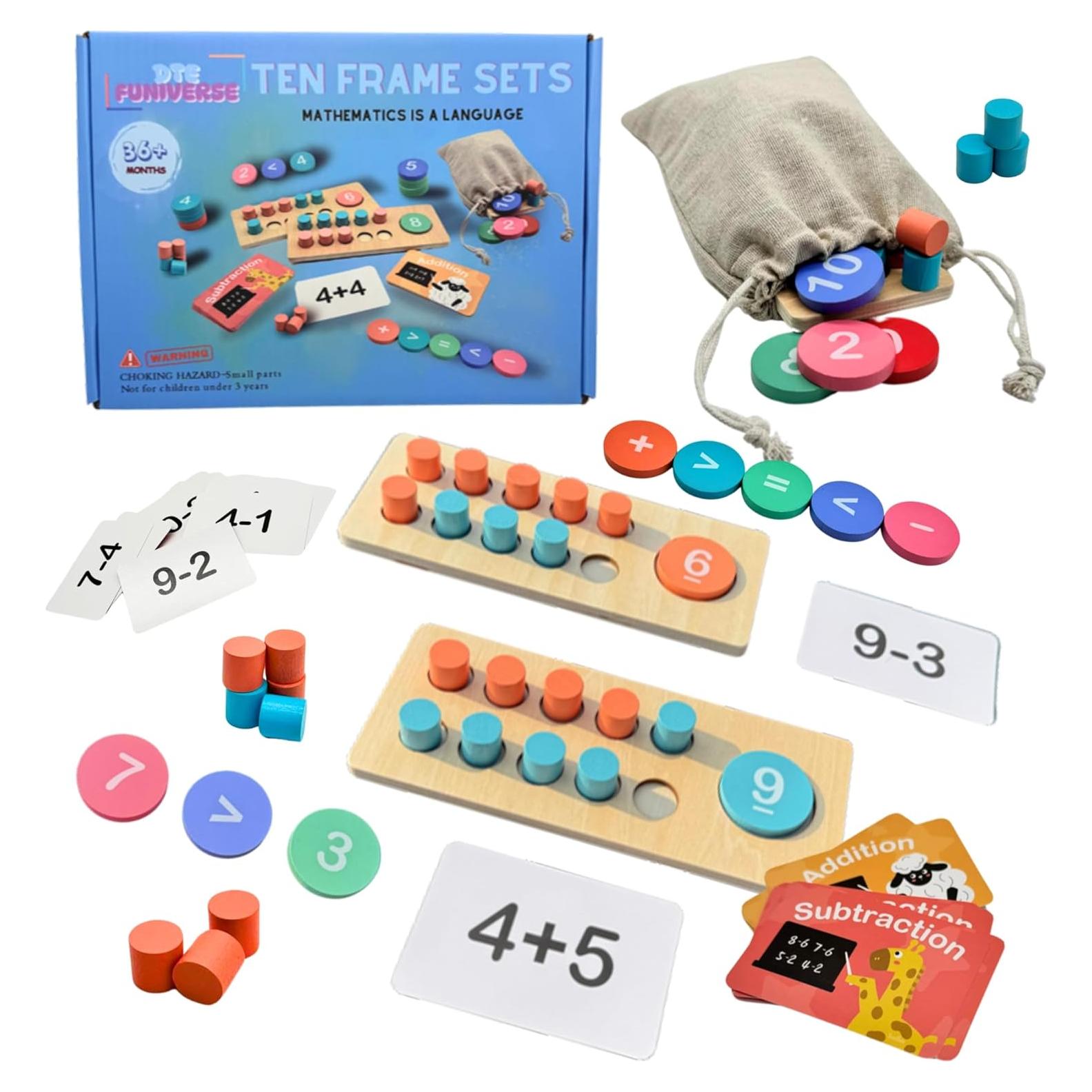 Juguete de Matemáticas Montessori DTE Funiverse - Aprendizaje 1-20