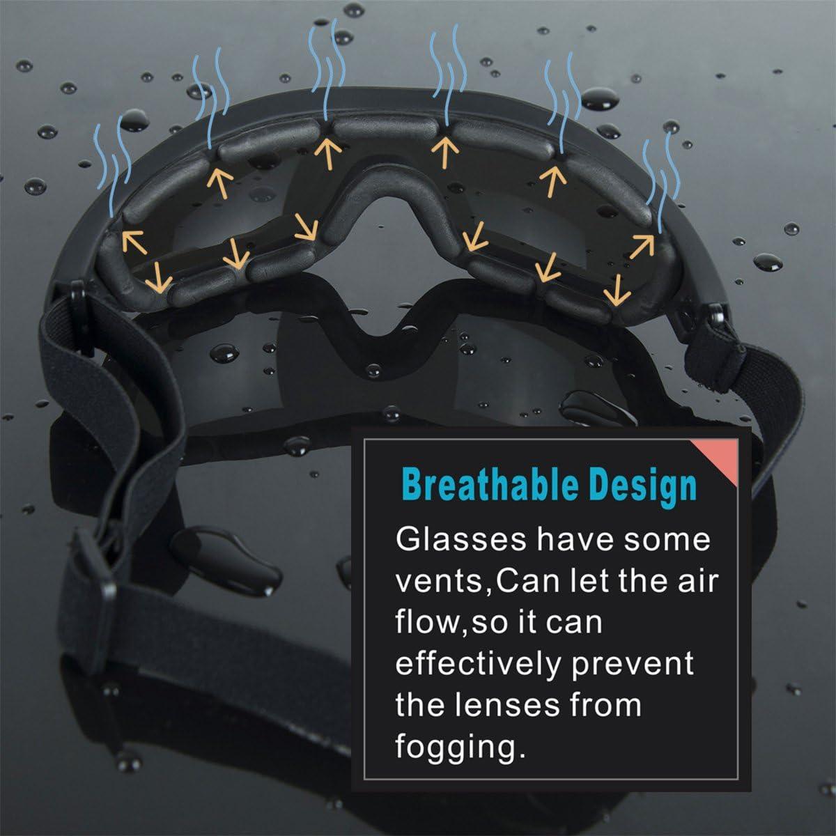 Gafas de Seguridad Viriber Tácticas UV Antivaho Negro