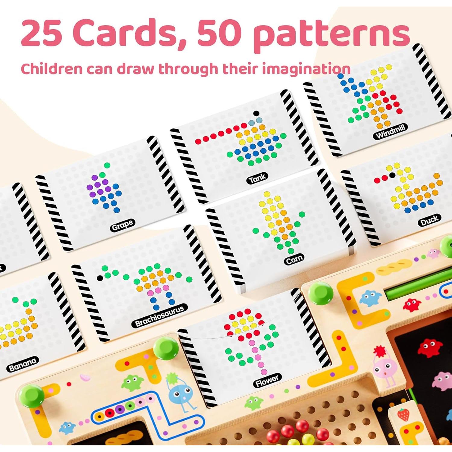 Juguete Magnético Laberinto Montessori - Fujian Mingta, 29.5cm