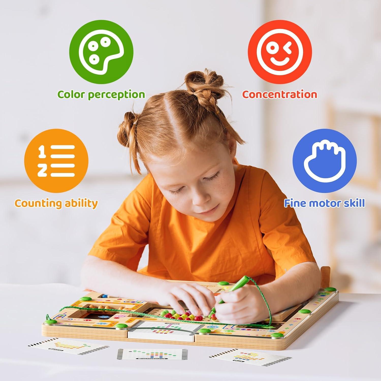 Juguete Magnético Laberinto Montessori - Fujian Mingta, 29.5cm