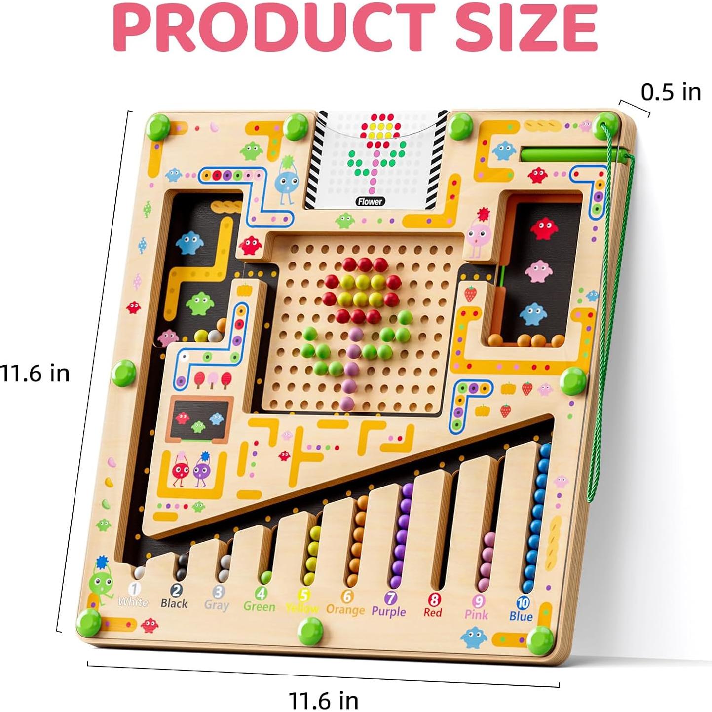 Juguete Magnético Laberinto Montessori - Fujian Mingta, 29.5cm