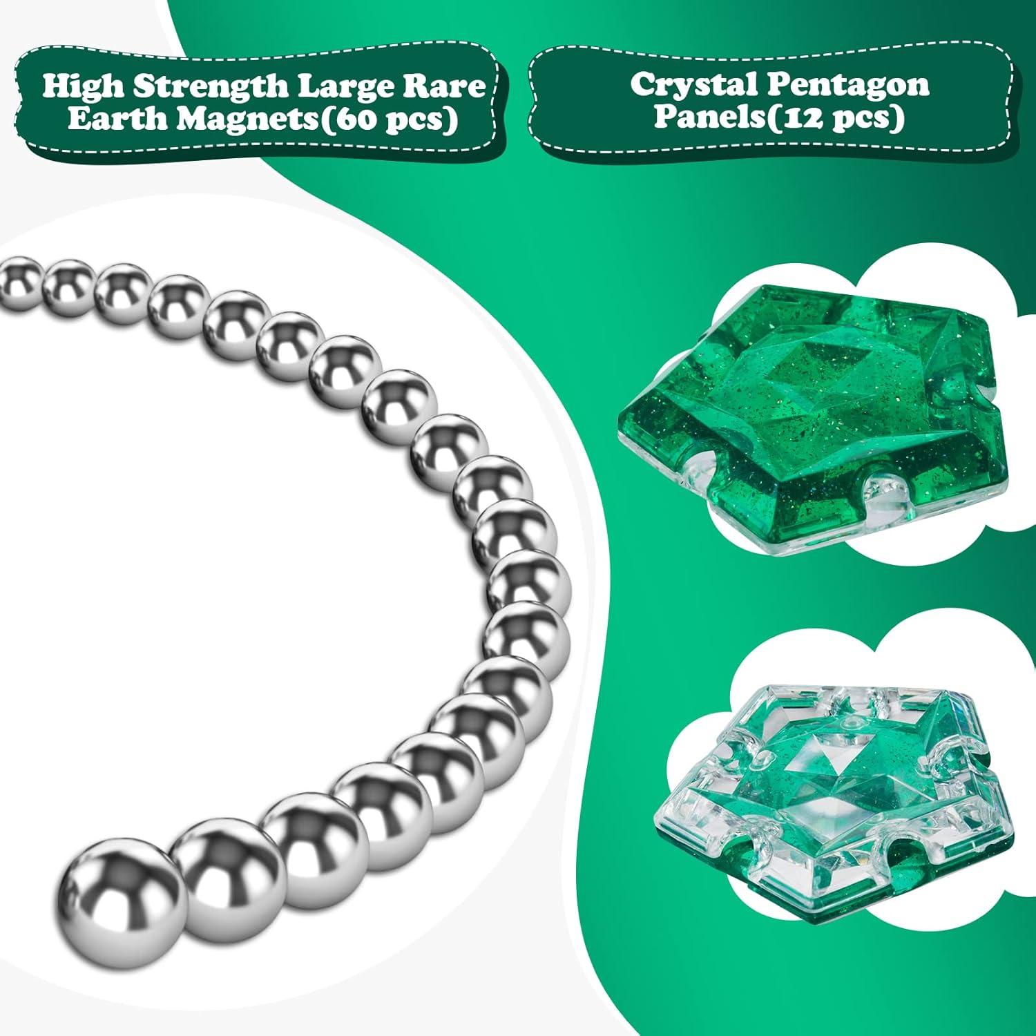 Esfera Magnética Antiestrés LAFFTRAK - Set 12 Piezas Verde