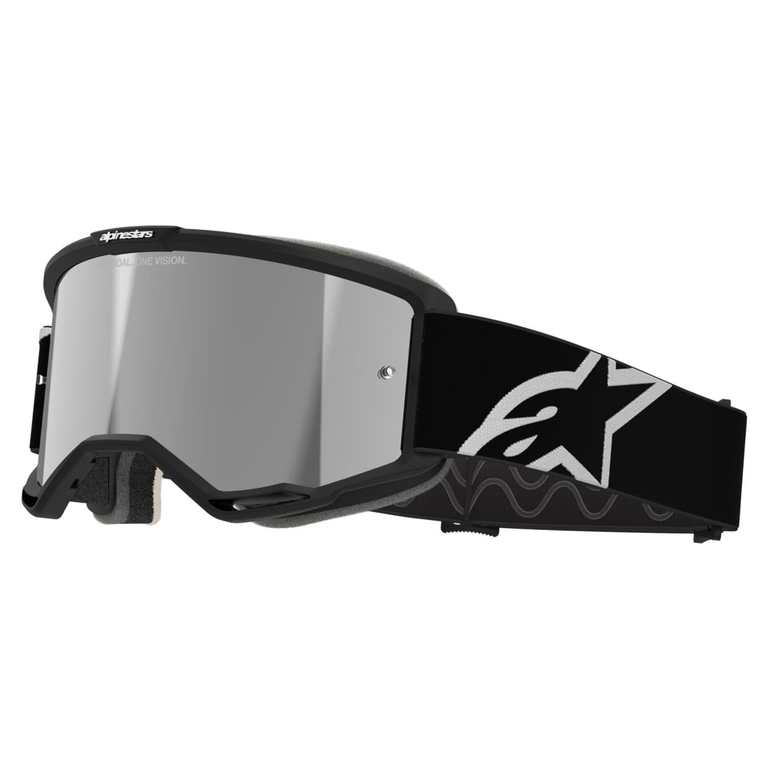 Gafas Alpinestars Vision 5 MX ATV MTB Negro Lente Espejo