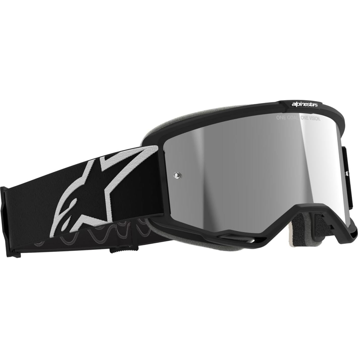 Gafas Alpinestars Vision 5 MX ATV MTB Negro Lente Espejo