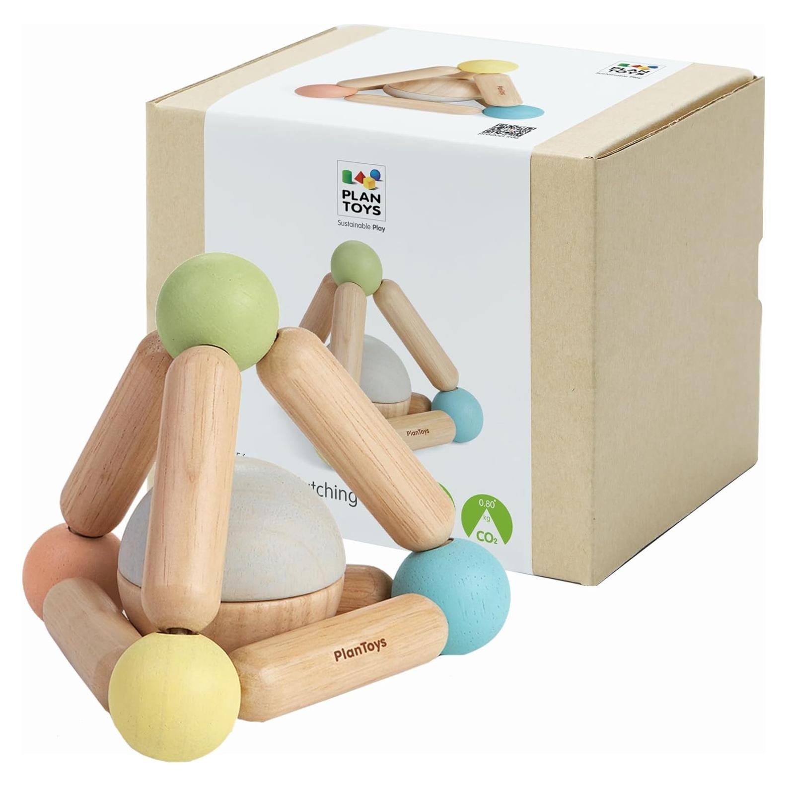 Juguete de Agarre Triangular PlanToys de Madera Ecológica