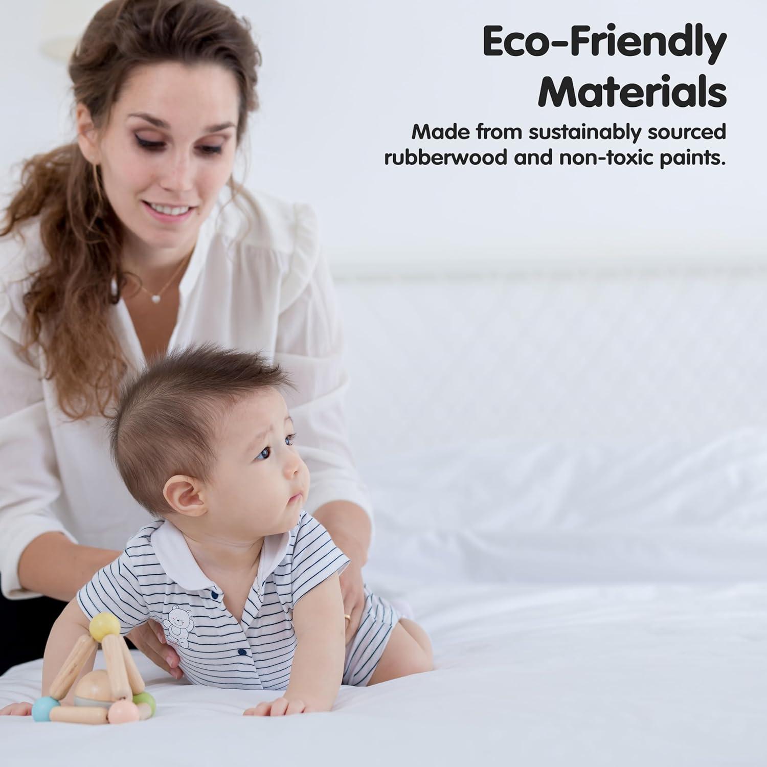 Juguete de Agarre Triangular PlanToys de Madera Ecológica