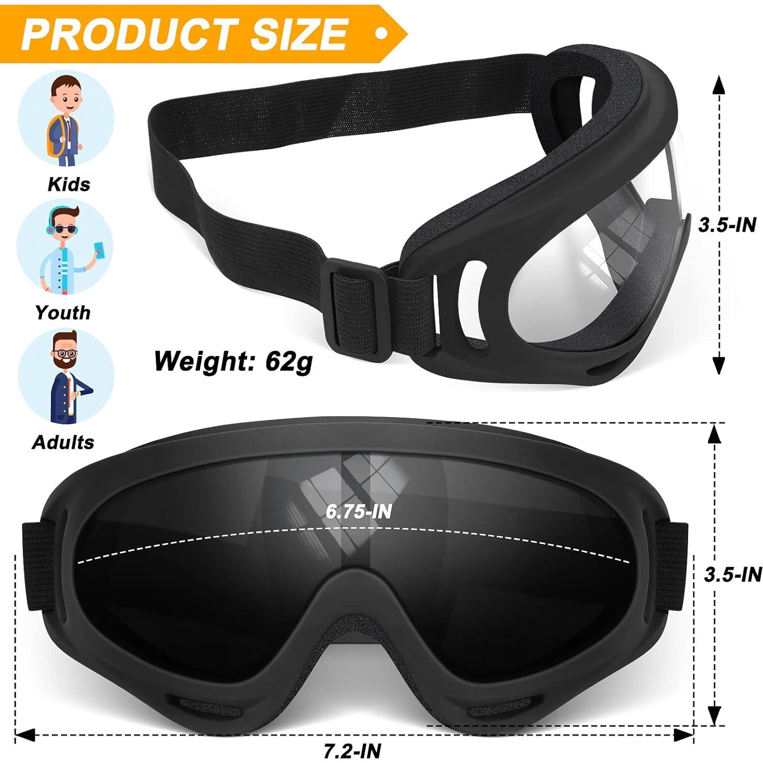 Gafas de Motocicleta OXG 5 Pares Anti-UV Ajustables