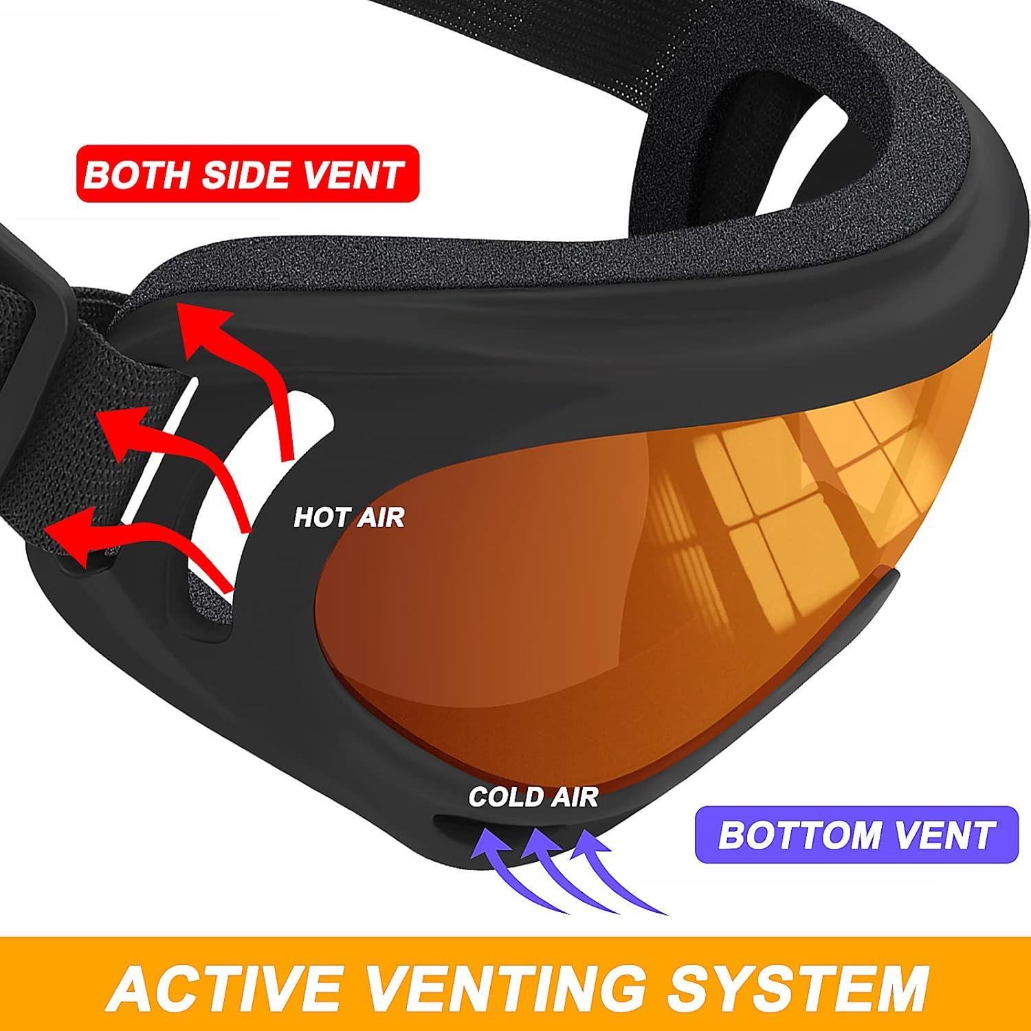 Gafas de Motocicleta OXG 5 Pares Anti-UV Ajustables