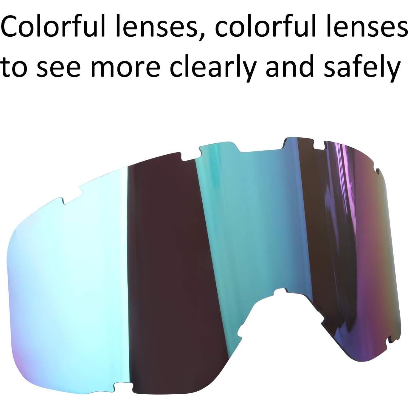 Gafas de Motocross LMAVAG con Lente UV400 y Antideslizante