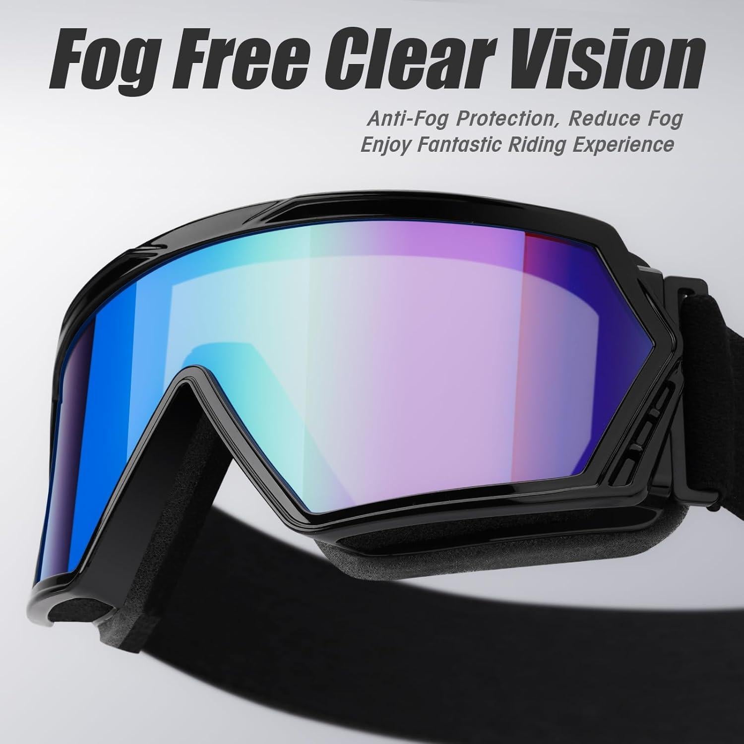 Gafas de Moto MAMBAOUT Offroad con Lente Multicolor