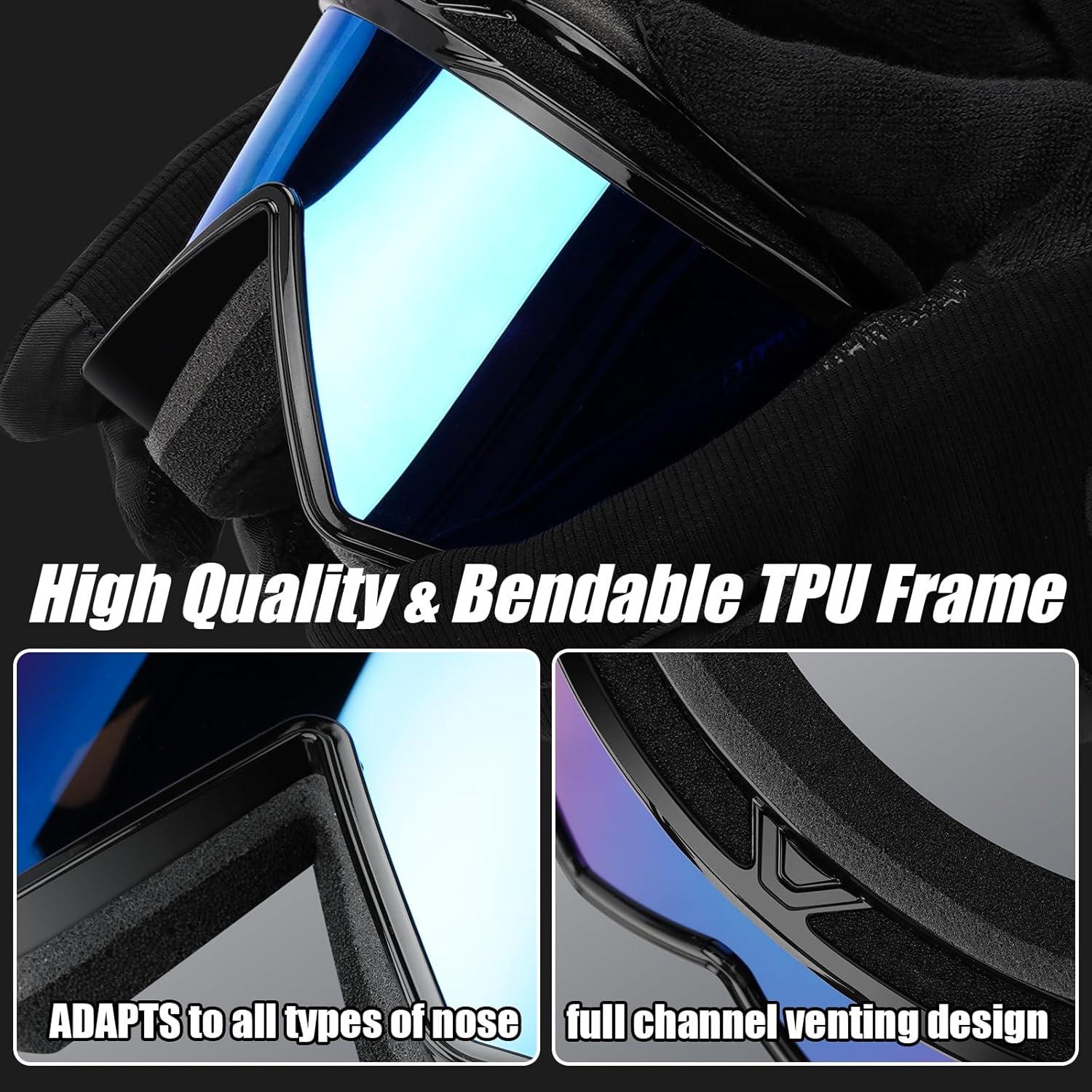 Gafas de Moto MAMBAOUT Offroad con Lente Multicolor