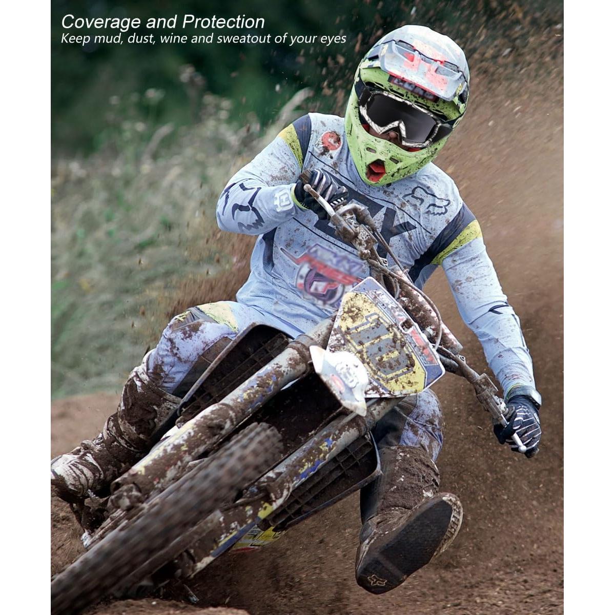 Gafas de Motocross SPOSUNE Cobra UV400 para ATV y Dirt Bike