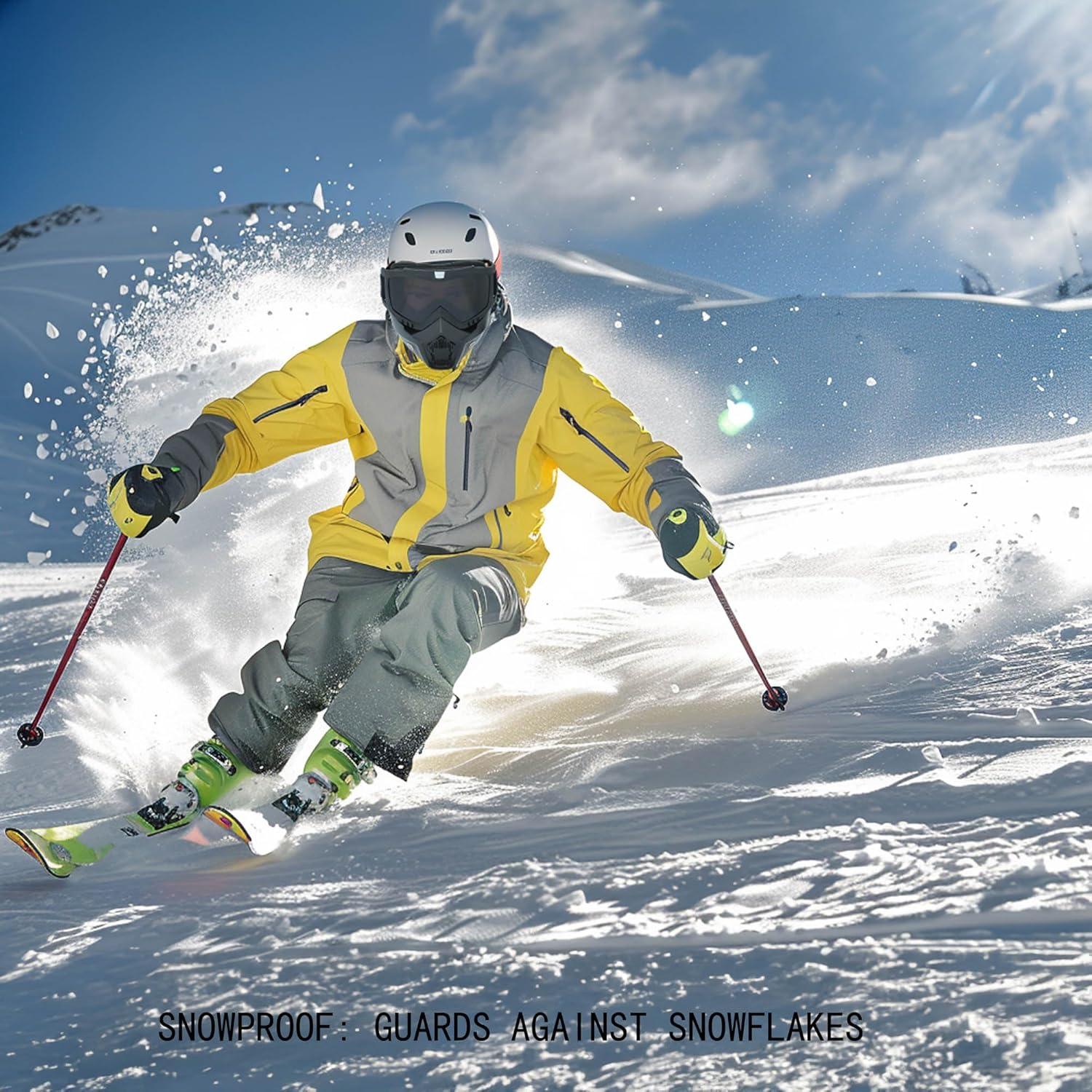 Gafas de Motocicleta Vintage con Máscara Removible