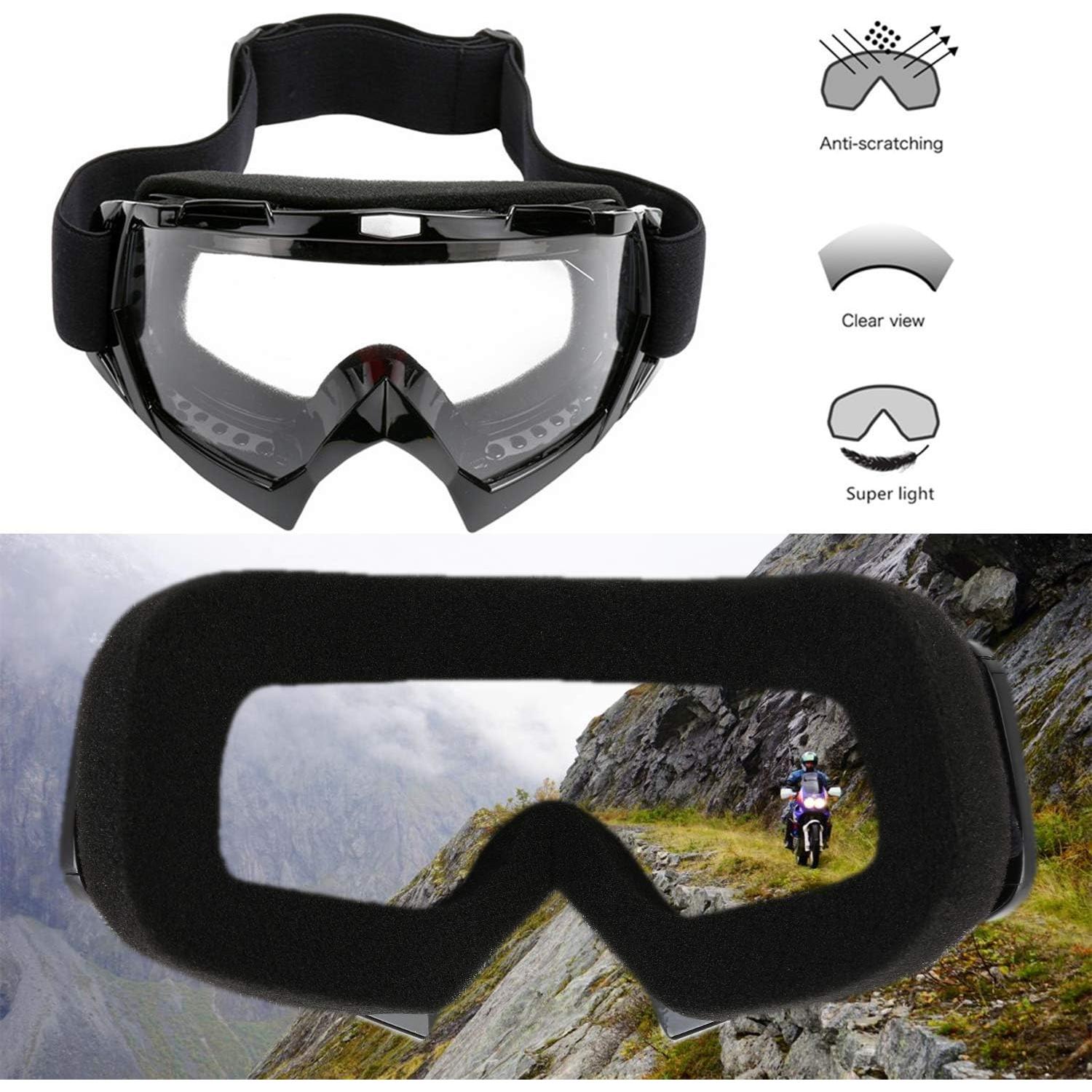 Gafas de Motocicleta LJDJ 026BK Anti-UV Ajustables