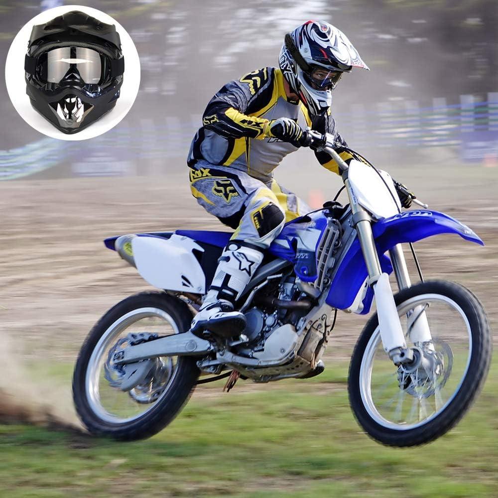 Gafas de Motocicleta LJDJ 026BK Anti-UV Ajustables