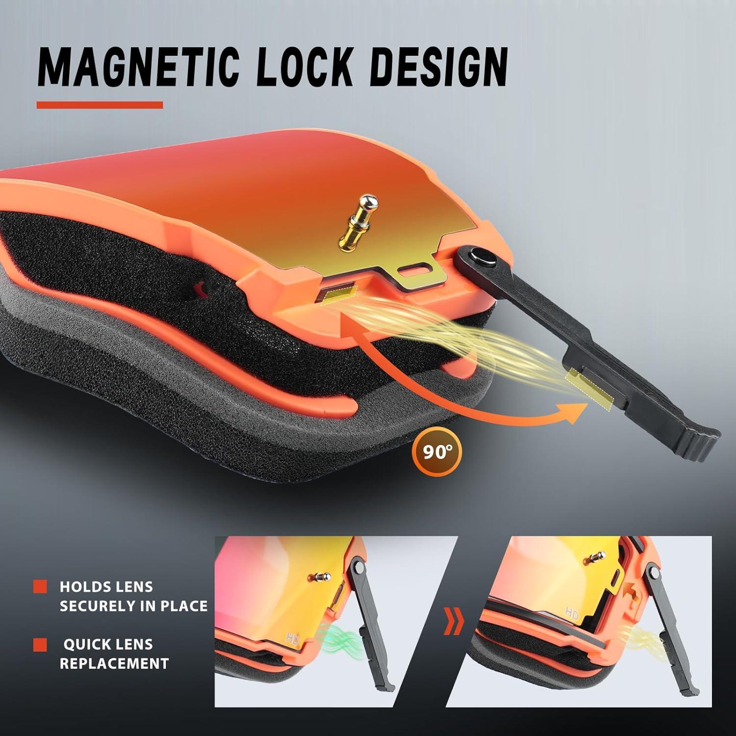 Gafas de Moto VOZAPOW REVO Antivaho para Hombres y Mujeres