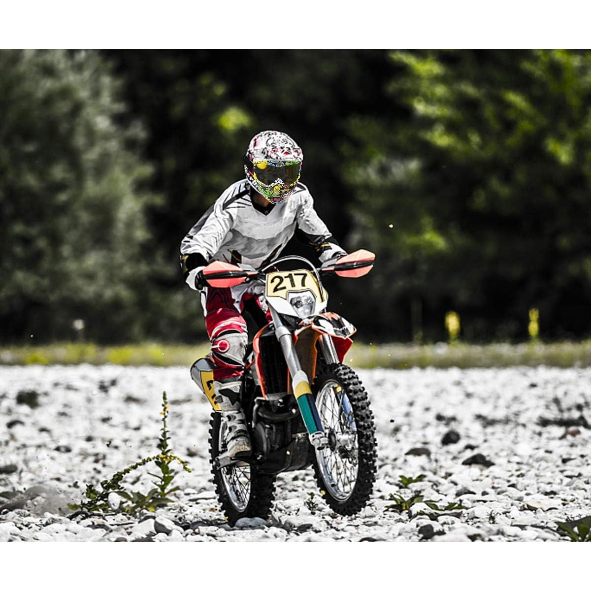 Gafas de Motocicleta GGBuy con Máscara Facial Ajustable