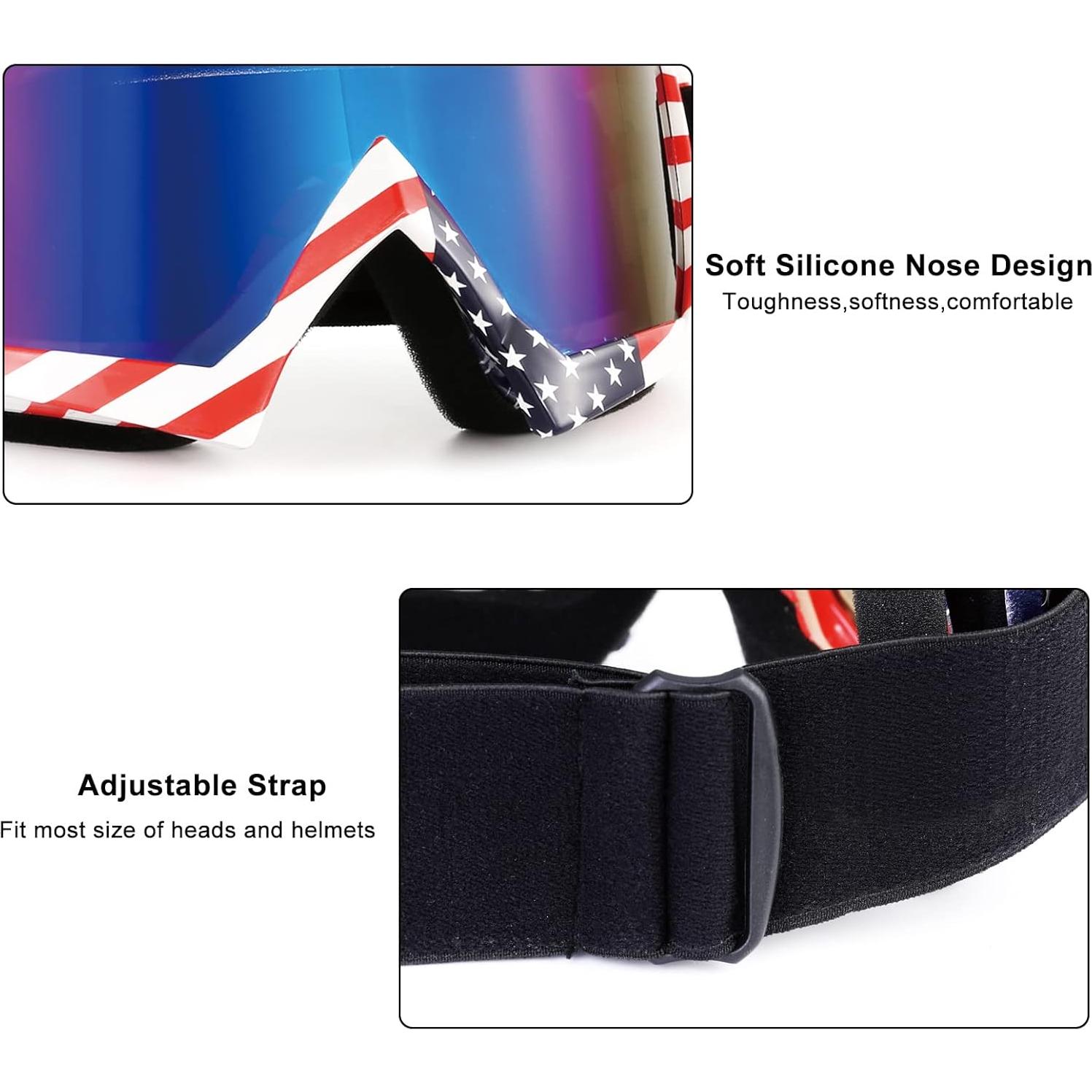 Gafas de Motocross ZukMi Unisex con Lente Anti Rayaduras