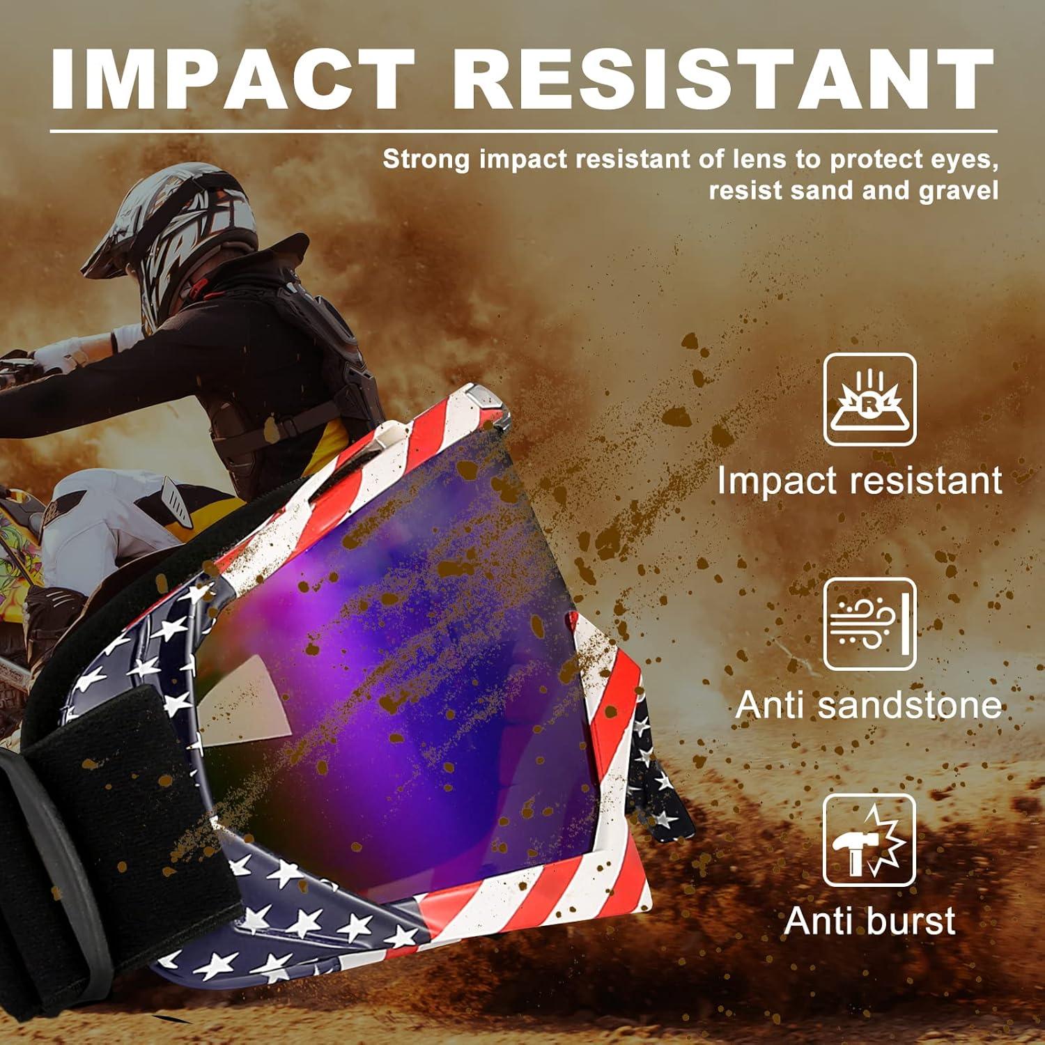 Gafas de Motocross ZukMi Unisex con Lente Anti Rayaduras