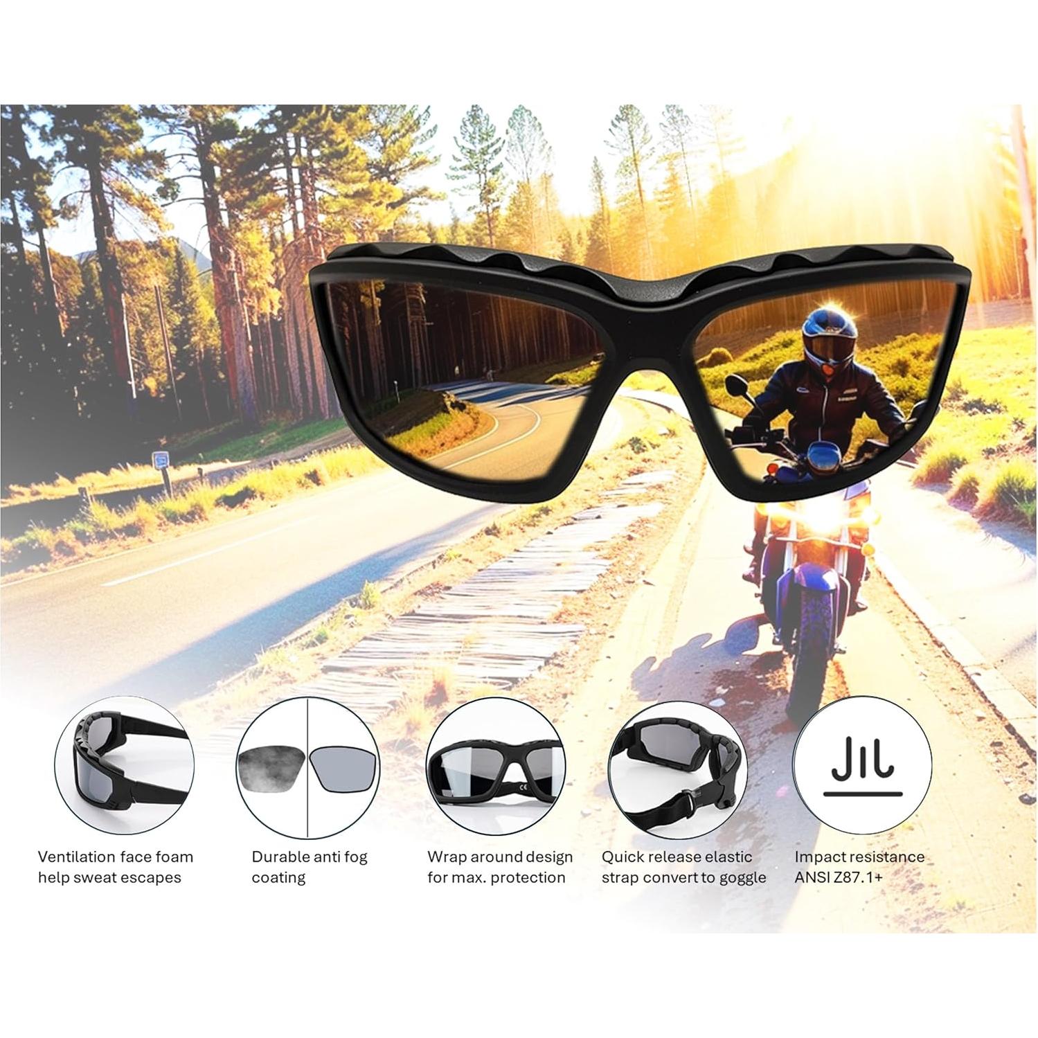 Gafas de sol de seguridad SOLPRO con lente amarilla antiempañante