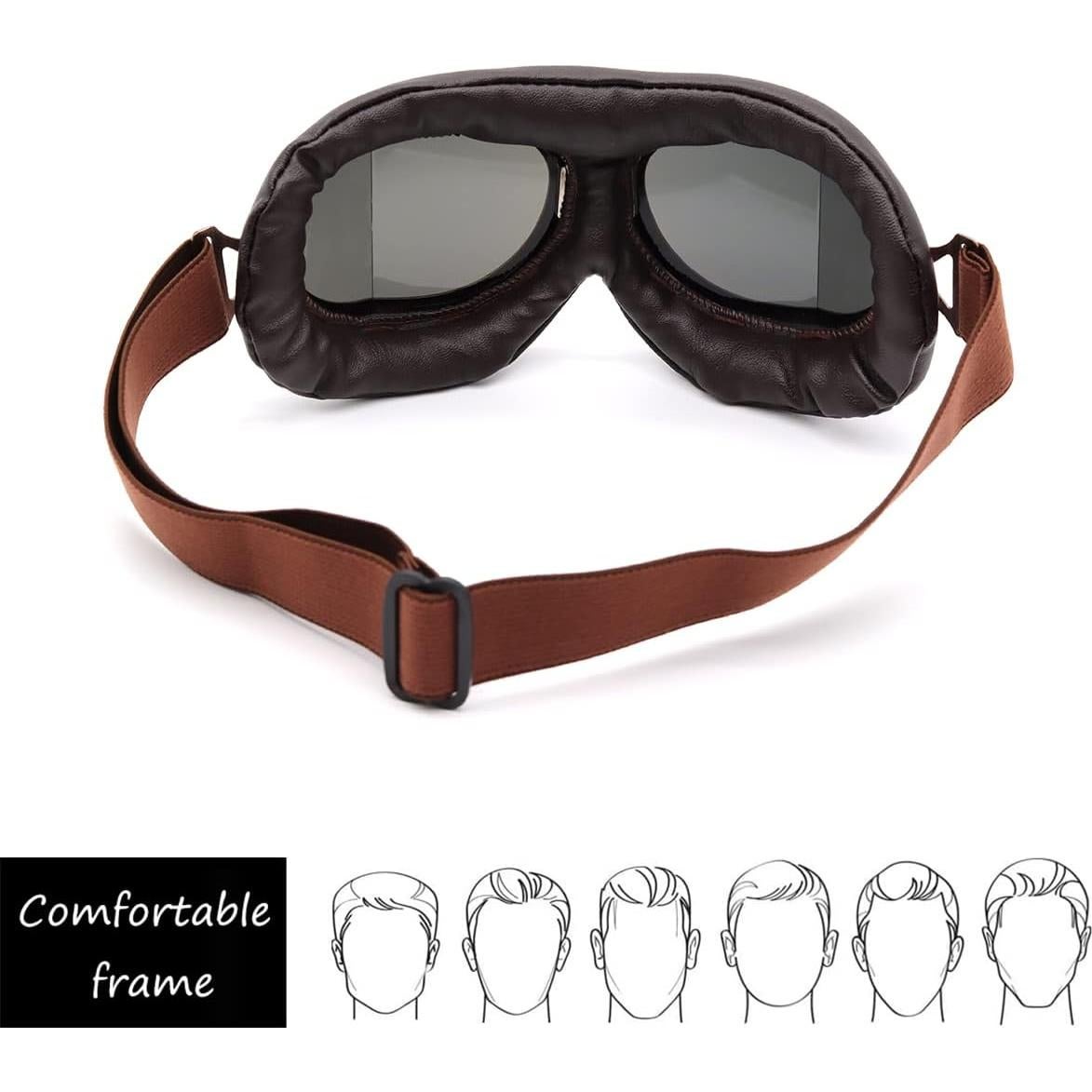 Gafas de Aviador Vintage Kucehiup Ligeras y Plegables