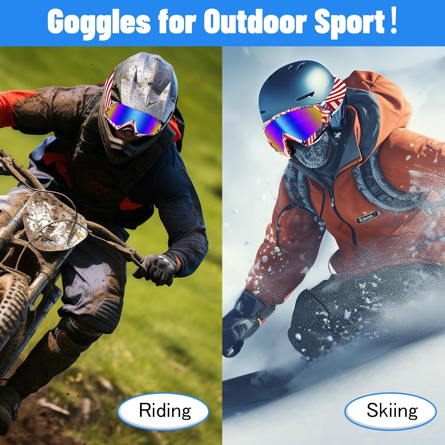 Gafas de motocross YOHOG C-55 UV400 a prueba de polvo