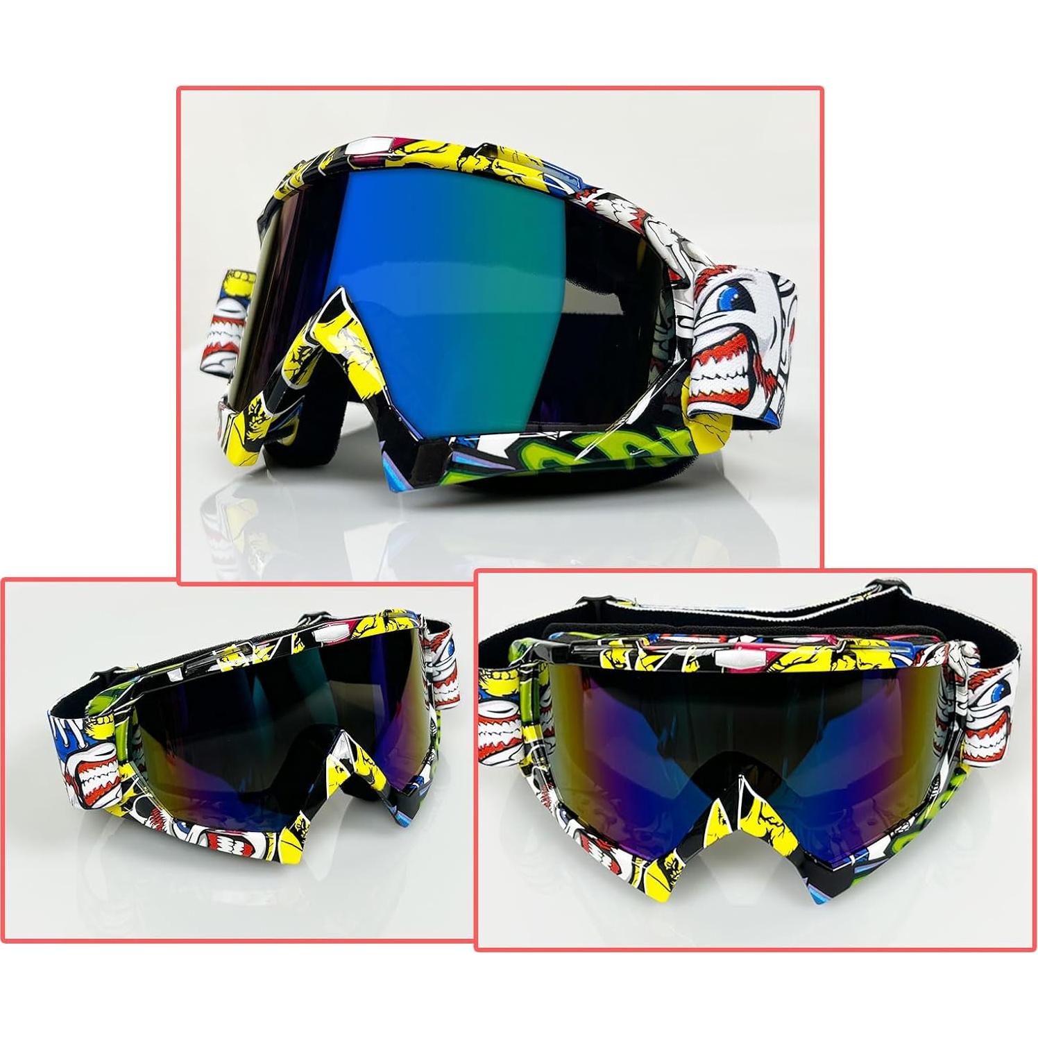 Gafas de motocross YOHOG C-55 UV400 a prueba de polvo