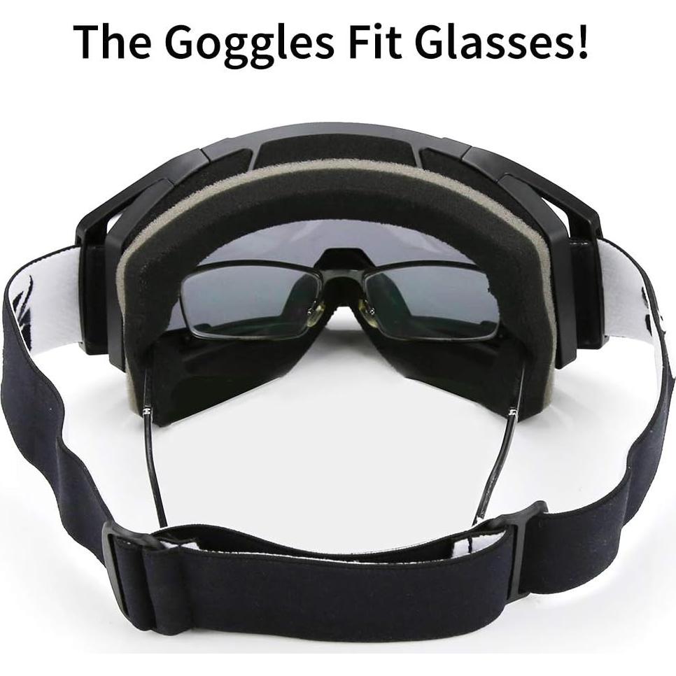 Gafas de Motocicleta ZDATT ZSP UV 100% Ajustables