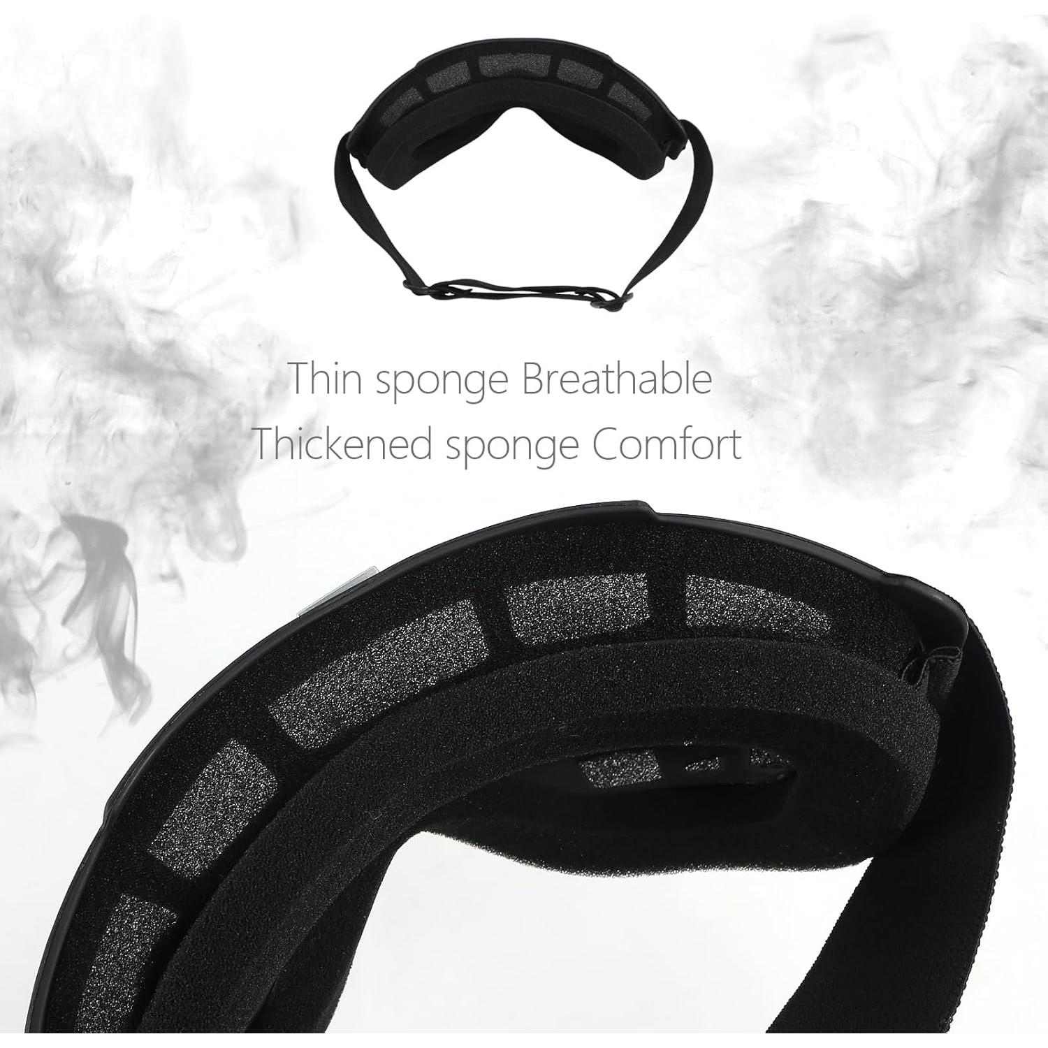 Gafas de Motocicleta GGBuy Calavera UV Desmontables