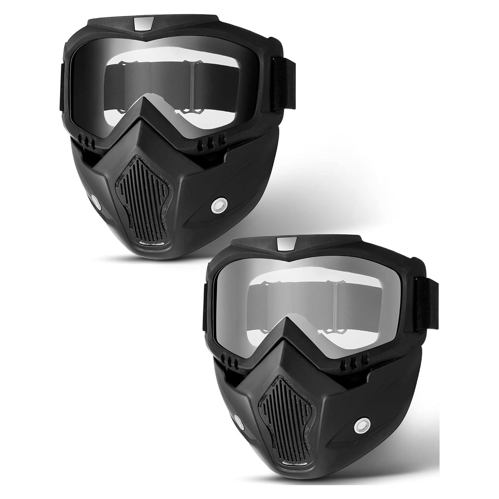 Gafas de Motocicleta Kemiuu con Casco y Cubierta Facial