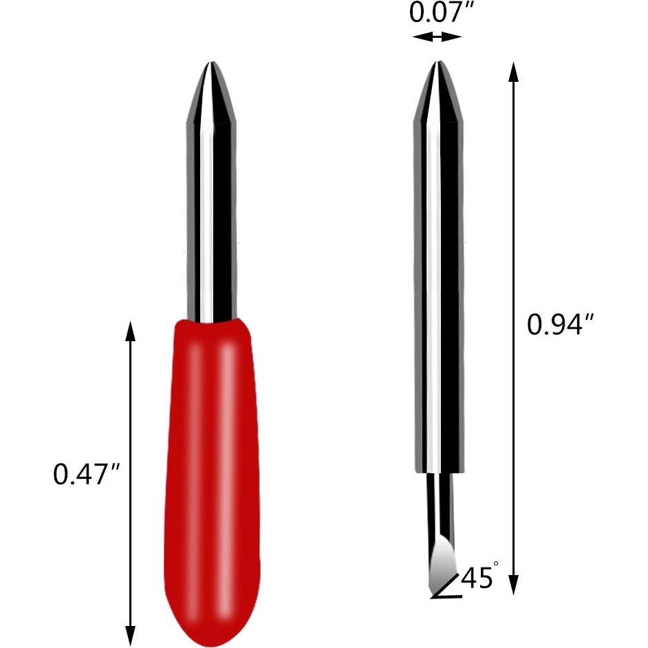 30 Cuchillas de Repuesto TTSAM 45 Grados para Explore Air 2