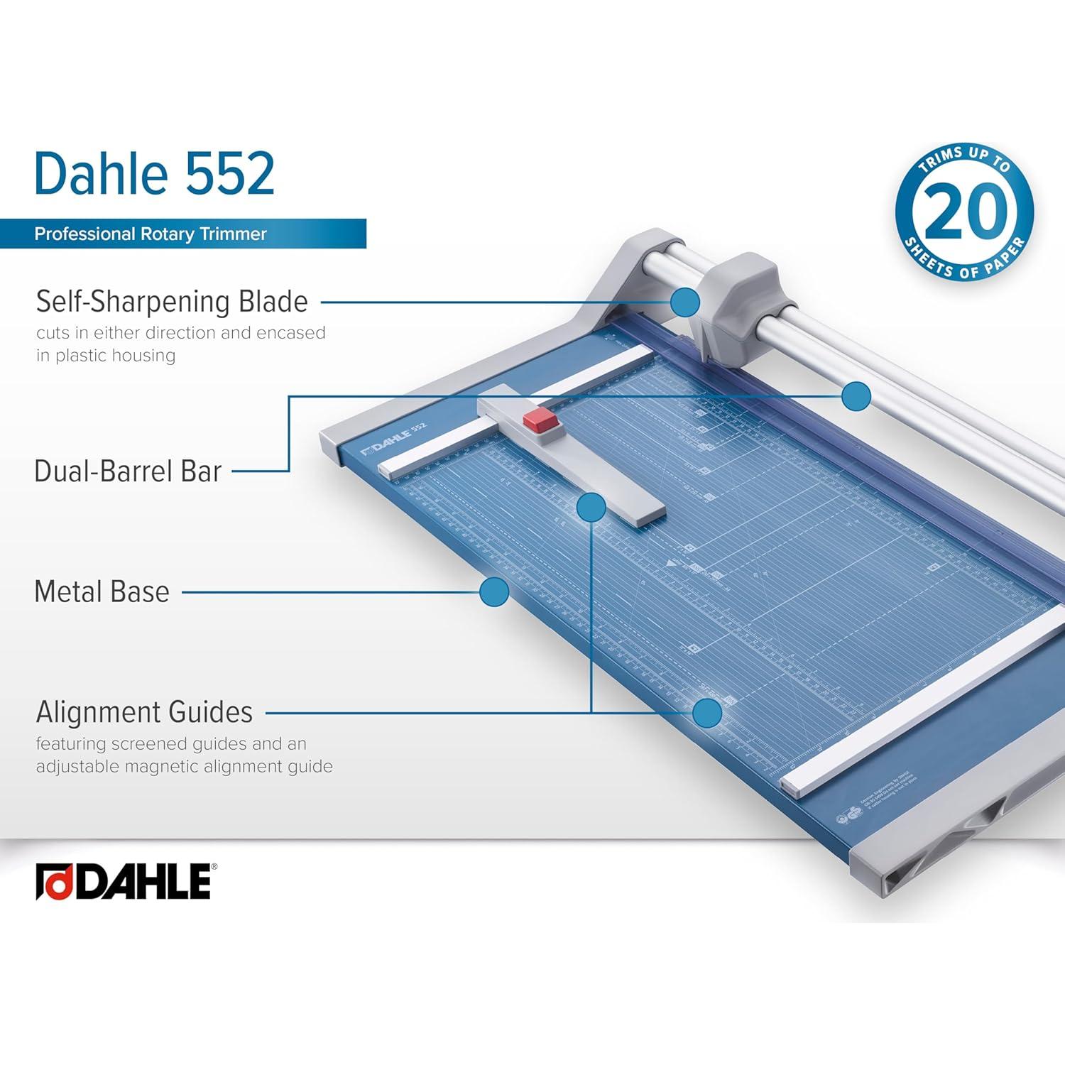 Cortadora Rotativa Profesional Dahle 552 A3 50.8 cm