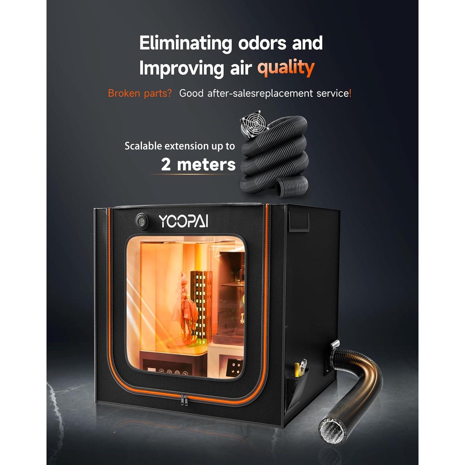 Cubierta de Impresora 3D de Resina YOOPAI Doble Espacio 76.2x50cm