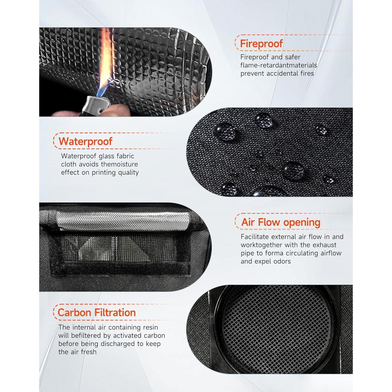 Cubierta de Impresora 3D de Resina YOOPAI Doble Espacio 76.2x50cm