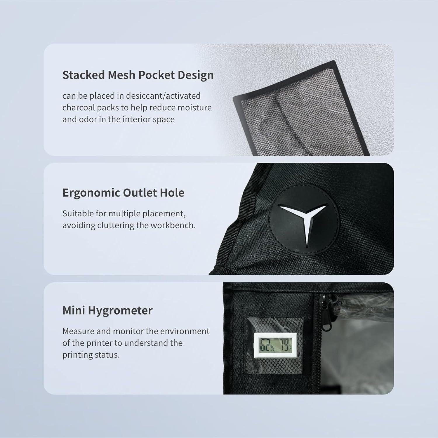 Cubierta Protectora para Impresora 3D Bambu Lab A1 Combo 840x570x570mm