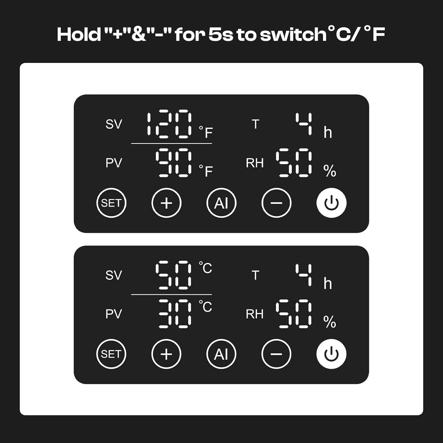 Cajón Secador de Filamento Caydo CR-038ST 350W 4 Carretes