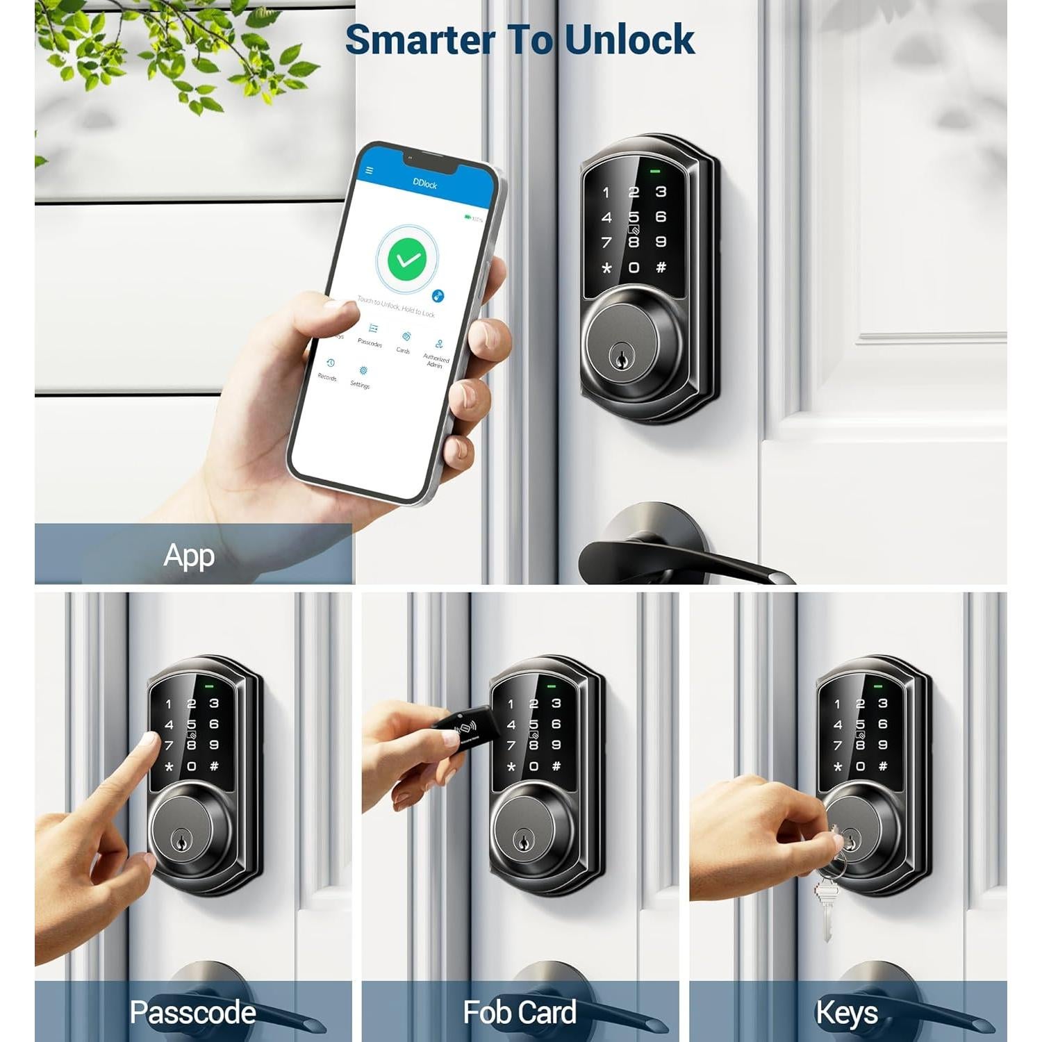 Cerradura Inteligente Veise con Control App y Teclado