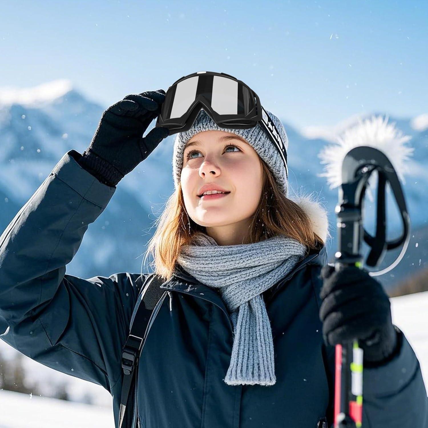Gafas de Motocross 2 en 1 - ATV y Esquí - A prueba de Viento