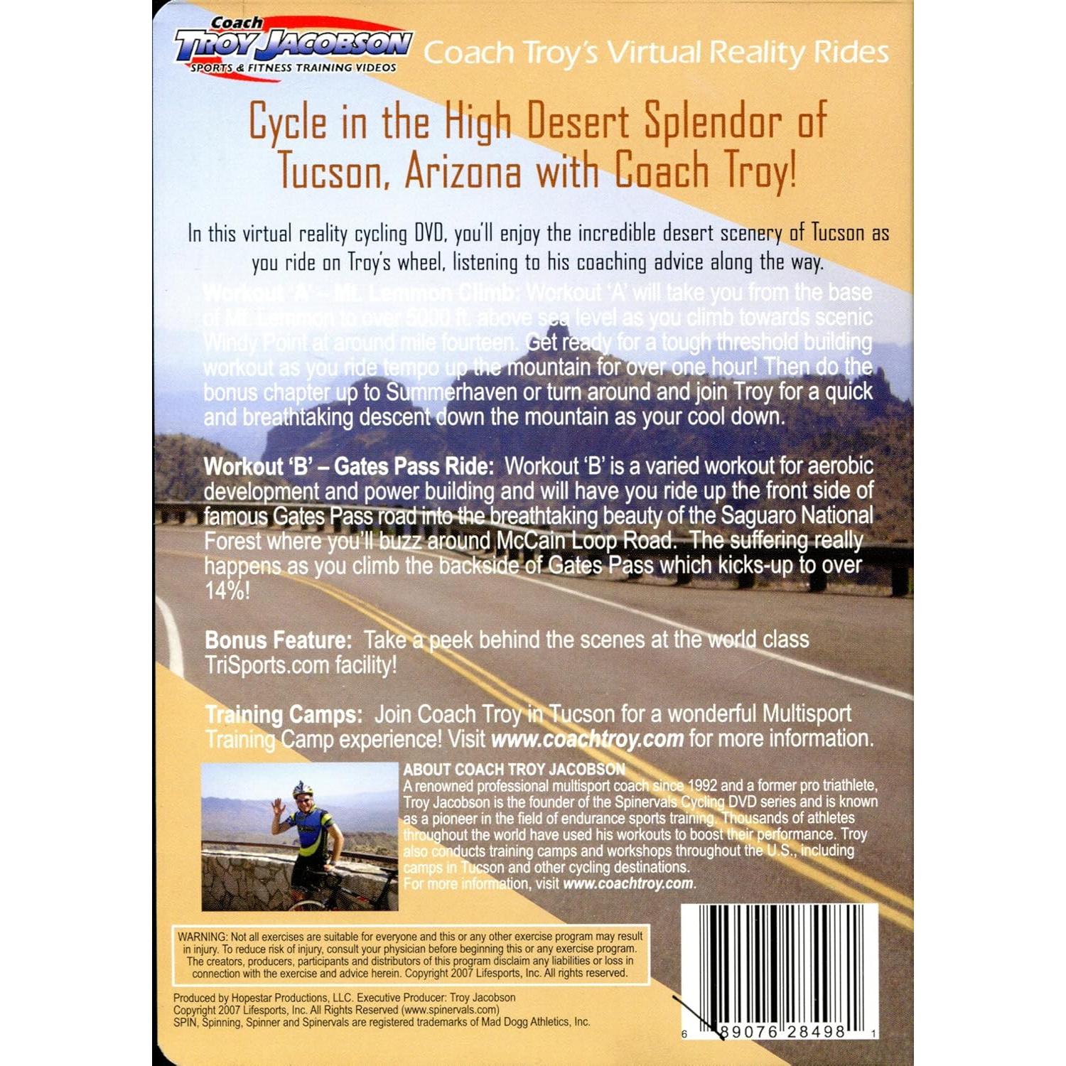 Tucson Training Rides - Ciclismo Virtual - Entrenador Troy Johnson