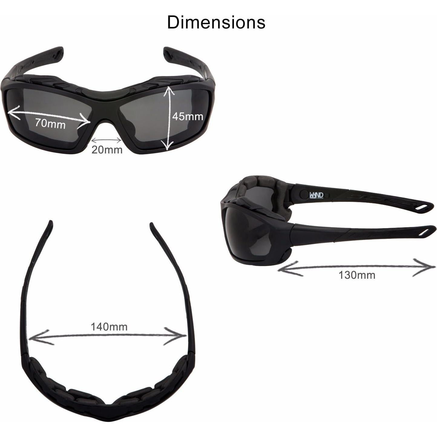 Gafas de sol polarizadas WYND Blocker 330 con espuma