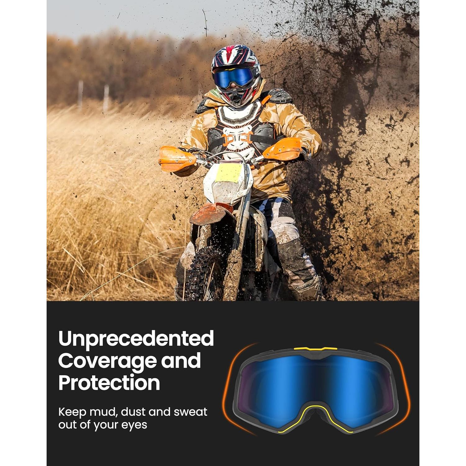 Gafas de Motocross OutdoorMaster Tern UV Protección Unisex