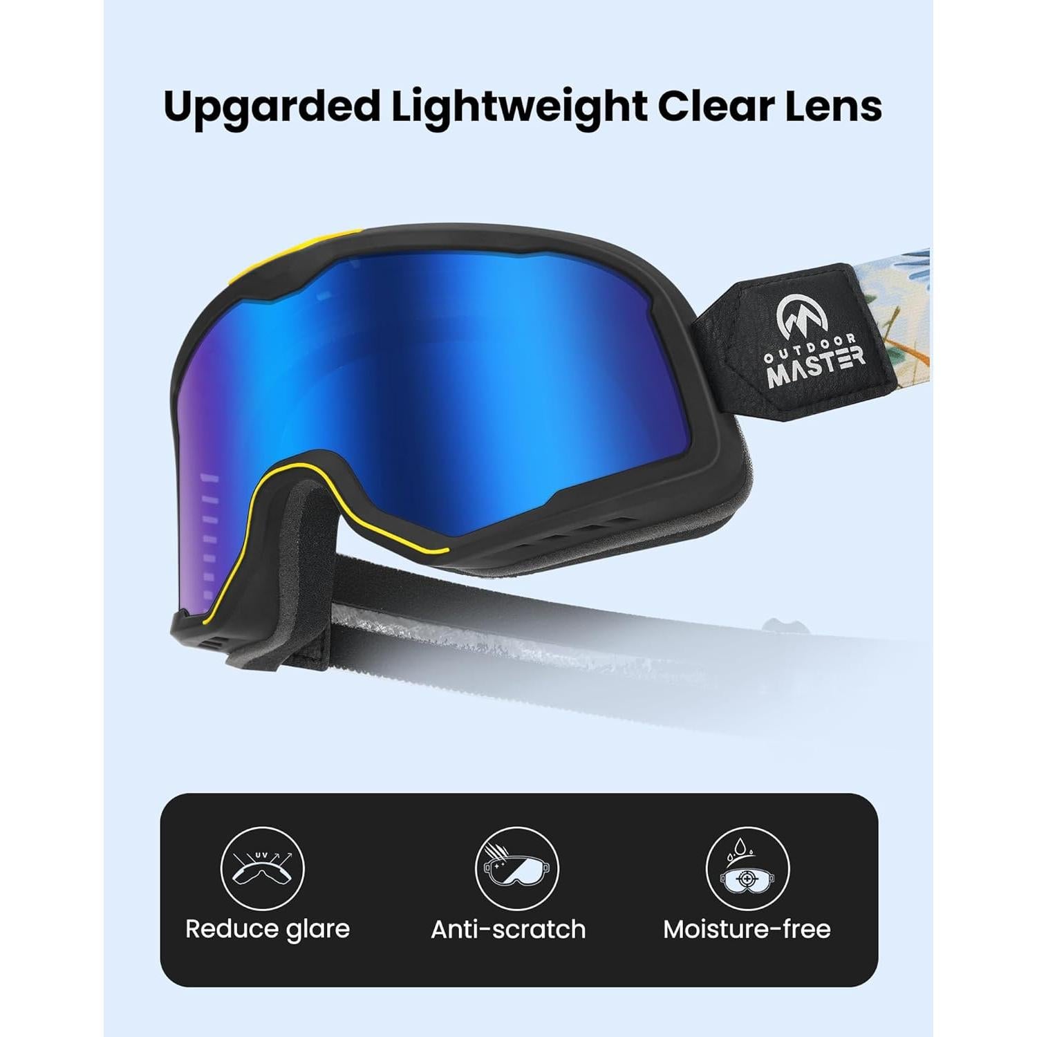 Gafas de Motocross OutdoorMaster Tern UV Protección Unisex